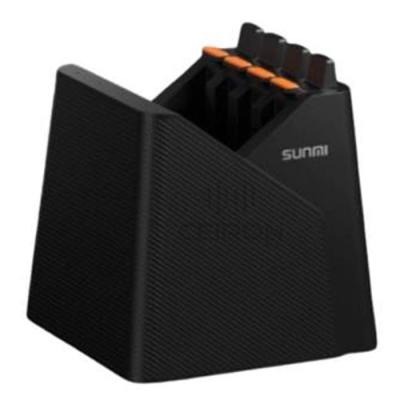 Akkuladestation, 4-Fach, inkl.: Netzteil, Netzkabel (EU), passend für: L2Ks