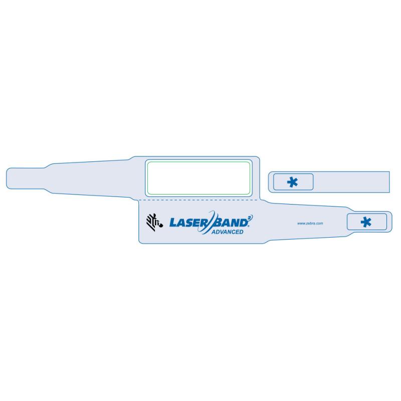 Zebra Laserband2 LB2-ADULT-L3E-NDC-RED