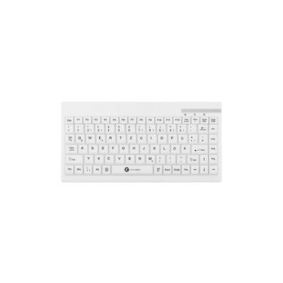 Tastatur GCQ Cleantype® Easy Protect Compact KG29213 TKG-088-GCQ-IP68-KGEH-WHITE-USB-DE IP68
