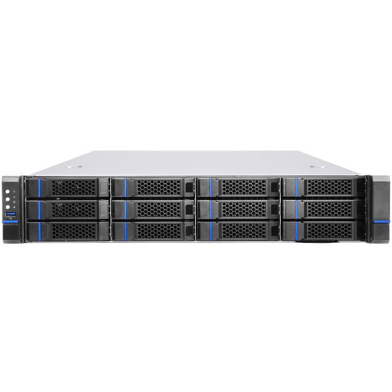 19" Geh&auml;use RM-238-12 2HE 12Gbps + Exp.