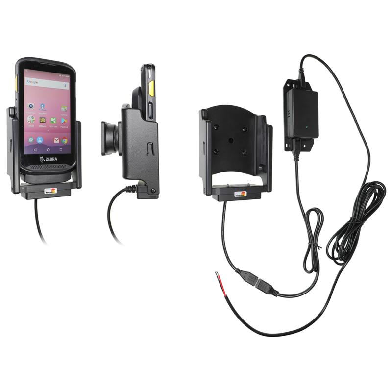 Ladestation (MOLEX), Kugelgelenk, 10/24 V, MOLEX, inkl.: Netzteil (offenes Kabelende), 713029