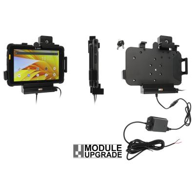 Aktive Halterung, feste Installation, f&uuml;r Ger&auml;te mit Schutzh&uuml;lle, AMPS und VESA75, Schlossvorrichtun