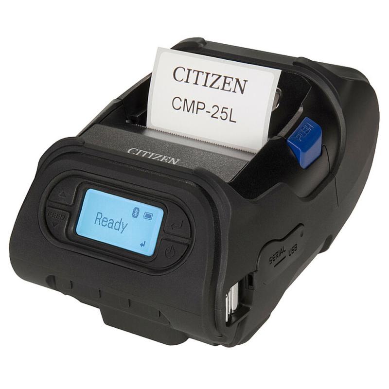 Mobildrucker, Thermodirekt(203dpi), Medienbreite (max): 58mm, Druckbreite (max.): 48mm, BT, Display