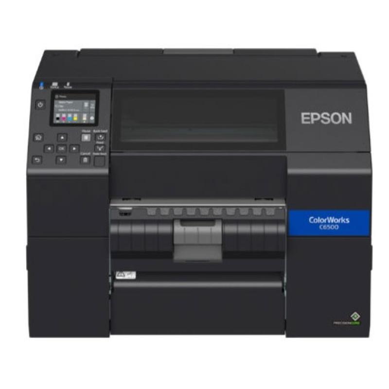 Epson ColorWorks CW-C6500Pe, matte black ink, Peeler, Disp., USB, Ethernet, schwarz
