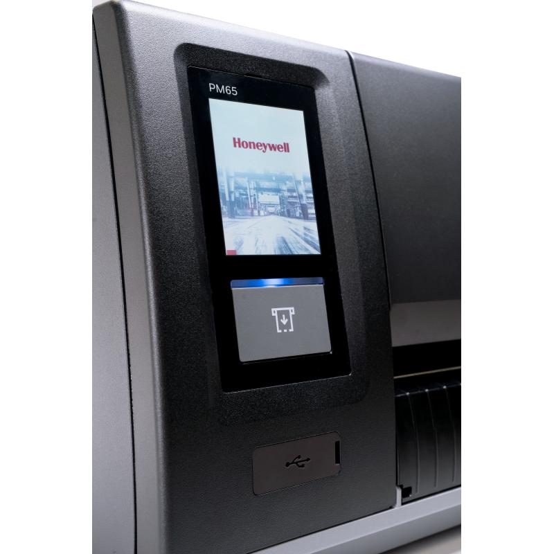 Honeywell PM65 Industrie Etikettendrucker, Thermotransfer, 203 dpi, USB, LAN, RS232, Touchscreen