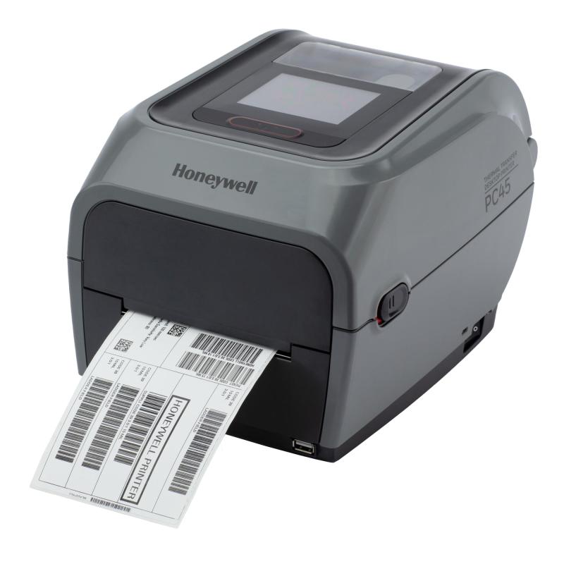 Honeywell PC45, Desktop Printer, TT, 203 DPI, 4'' label width, Ethernet, Full Touchscreen, No Power