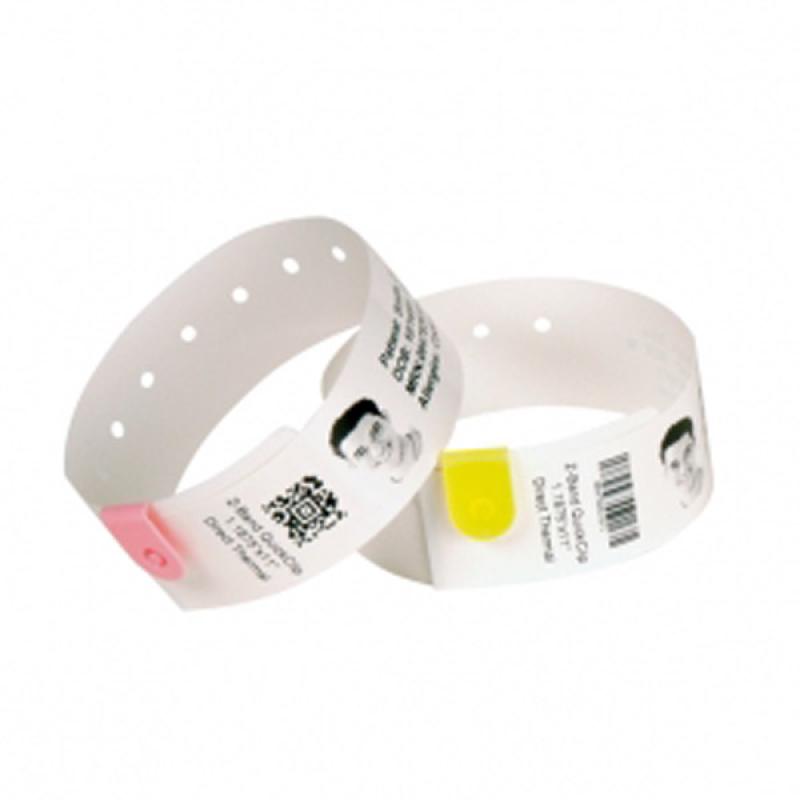 Z-Band Splash Armb&auml;nder f&uuml;r Zebra HC100 Drucker, 6x Cartridges (350 B&auml;nder pro Cartridge), rot