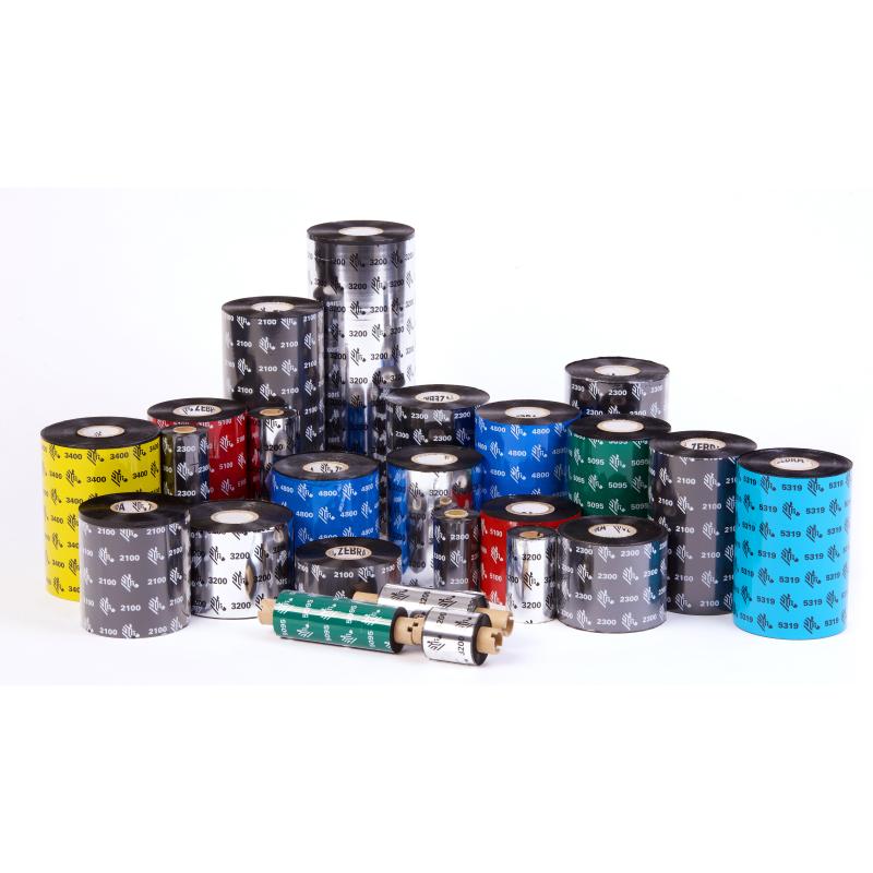 Thermotransferband, Zebra, Image Lock, Harz, Rollenbreite: 80mm, Kernbreite: 80mm, Kern: 25,4mm, L&auml;n