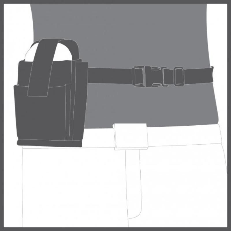 Mobilis Holster L + G&uuml;rtel + Beingurt 031003