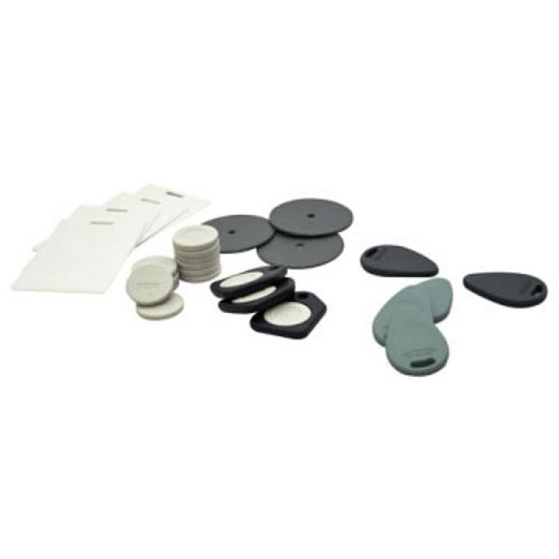 25x Promag DiscTag 22x3 mm 125kHz read only Transponder-Schl&uuml;sselanh&auml;nger Unique-EM4102