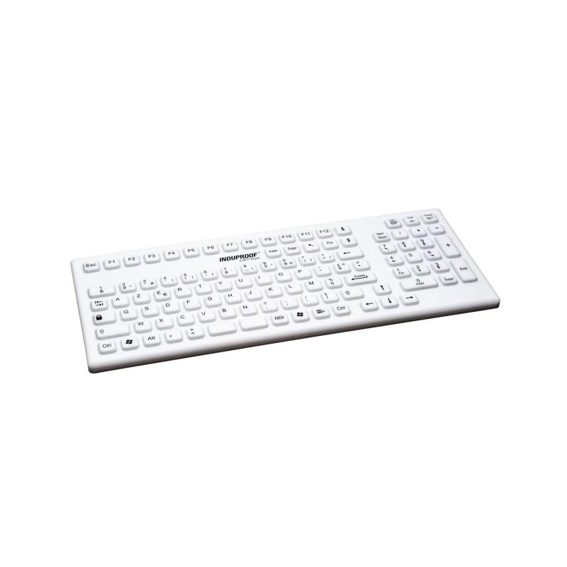 Tastatur InduProof Smart Classic TKG-106-IP68-WHITE-USB-DE IP68