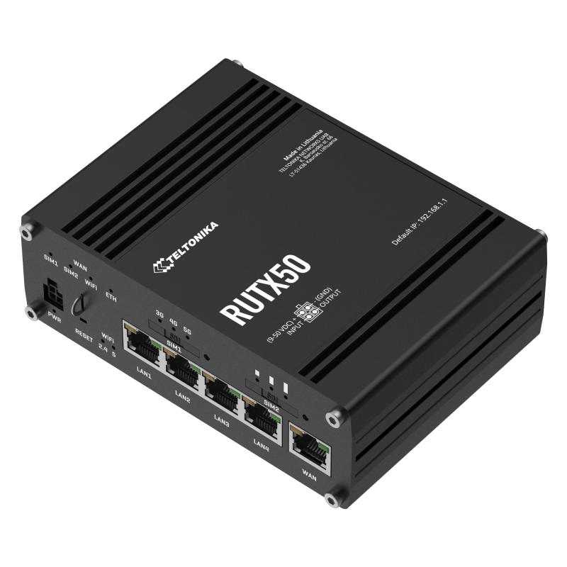 Teltonika RUTX50 Industrial Cellular Router 5G